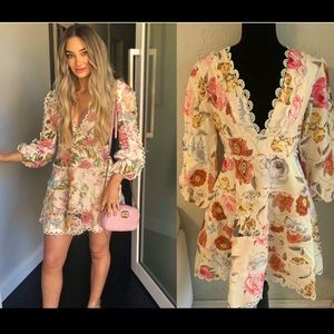 NWOT Zimmermann Heathers Flourance Dress size 2